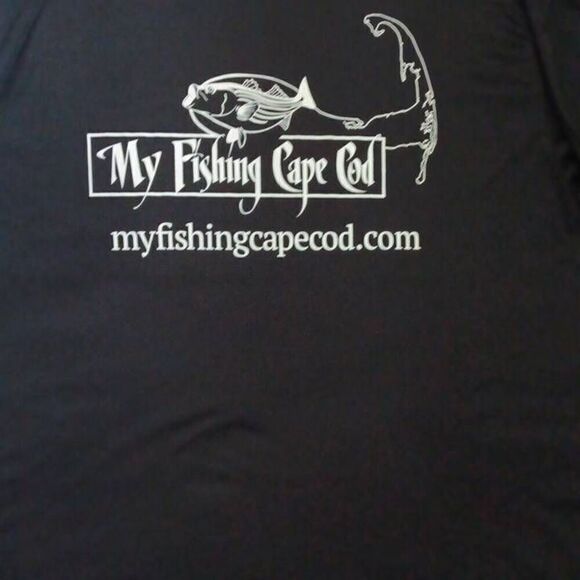 Cape Cod Fishing Tshirt, Long-sleeved, Large, - Picture 1 of 12